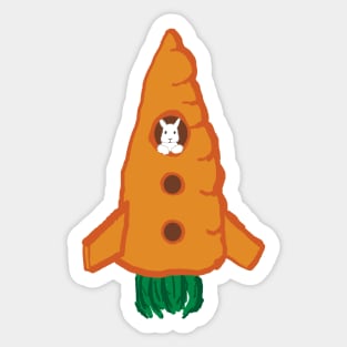 CarrotShip Sticker